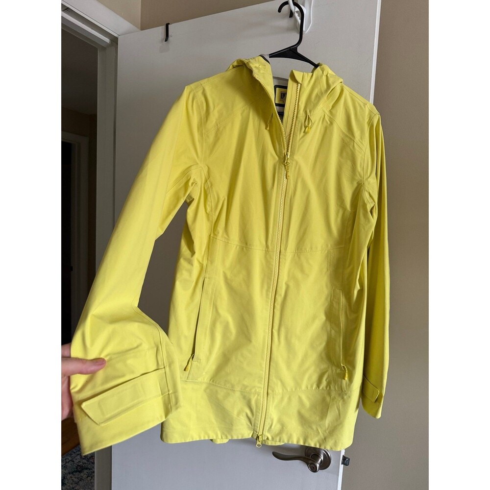 Duluth Trading Co. Dryfecta Rain Coat Yellow Waterproof Jacket Medium Outerwear
